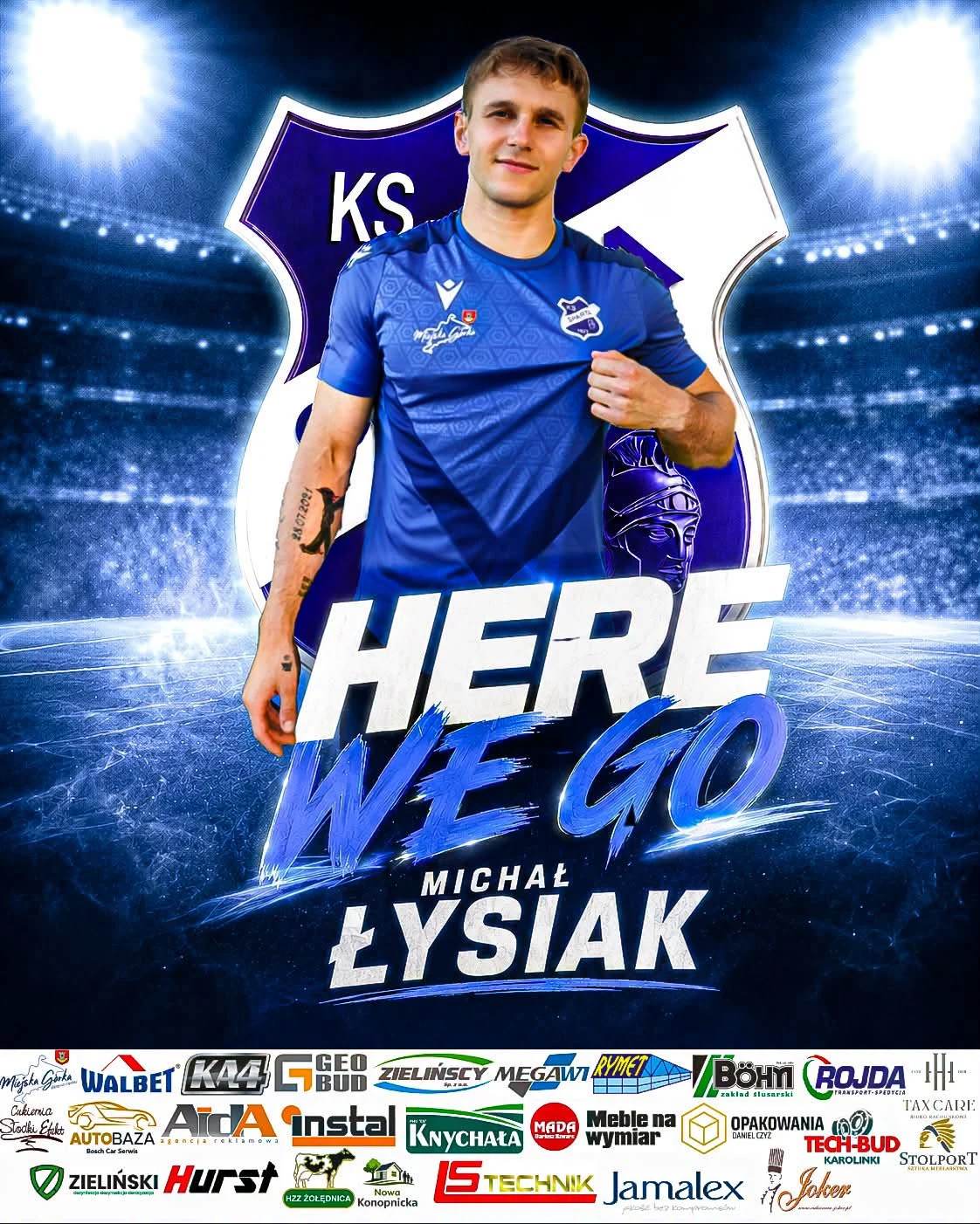 Michał Łysiak wraca do Sparty Miejska Górka