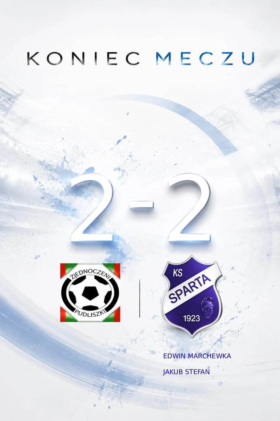 Sparta Miejska Górka zremisowała trzeci mecz kontrolny 2:2