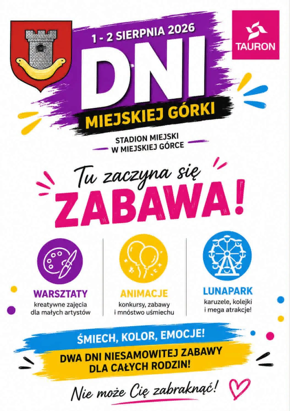 Dni Miejskiej Górki 2026 – rodzinna impreza już 1–2 sierpnia