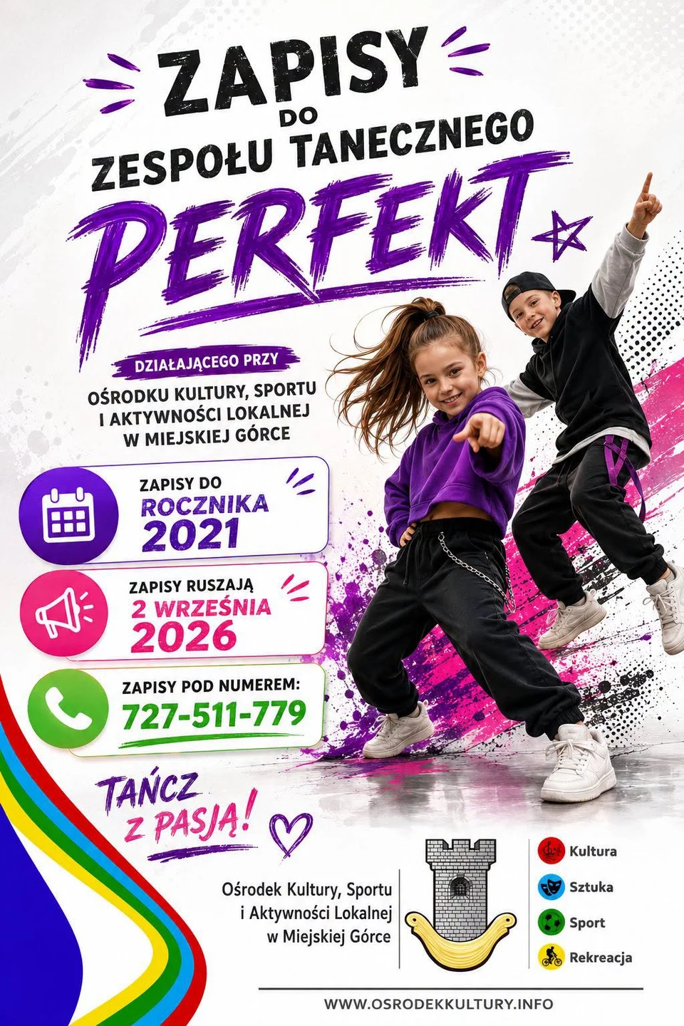 Zespół Perfekt ogłosi wkrótce nabór nowych członków