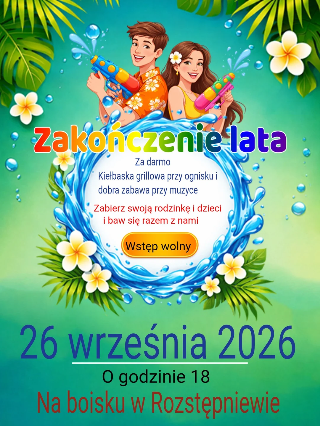 KGW Rozstępniewo zaprasza na ogniskowe zakończenie lata