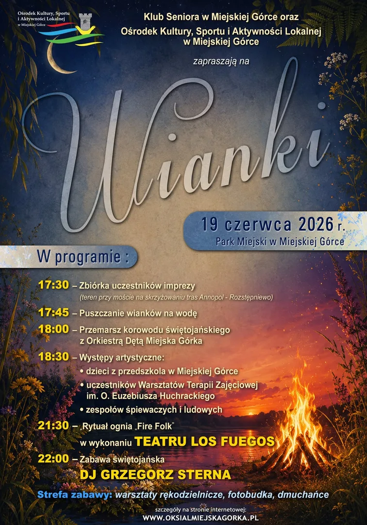 Wianki 2026 w Miejskiej Górce