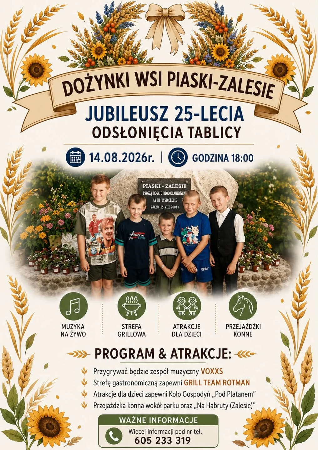 Wyjątkowe święto w Piaskach-Zalesiu