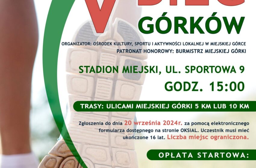  V Edycja Biegu Górków w Miejskiej Górce: Święto Sportu 29 Września