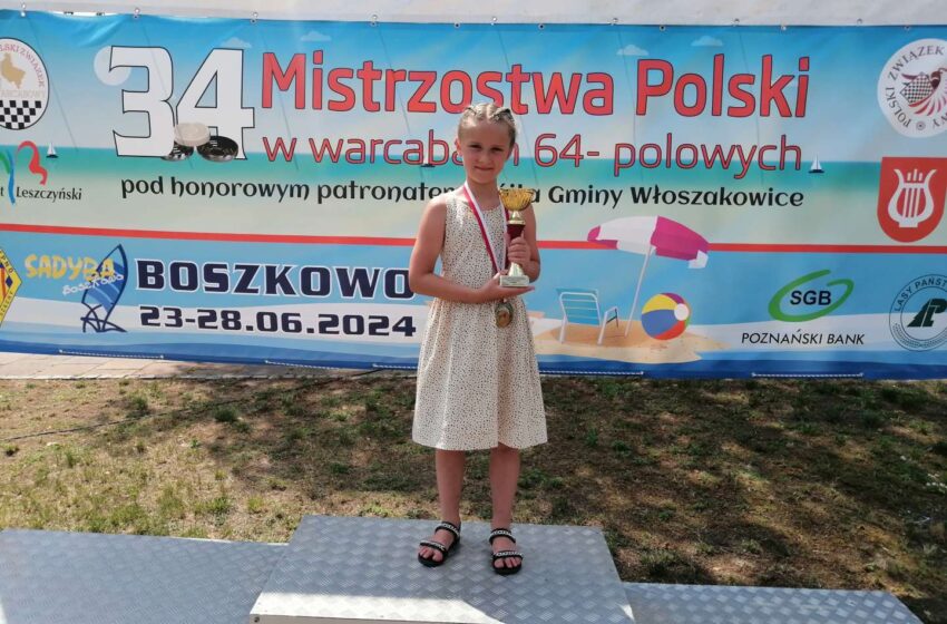  Agata Stróżyk Zdobywa Tytuł II VICEMISTRZYNI POLSKI na XXVIII Mistrzostwach Polski Juniorów w Warcabach