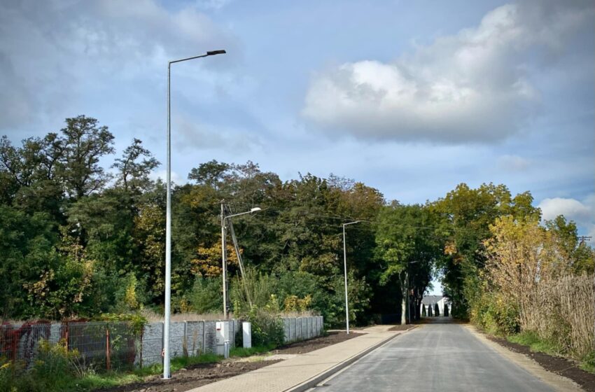  Roszkówko. Budowa nowej drogi zakończona.