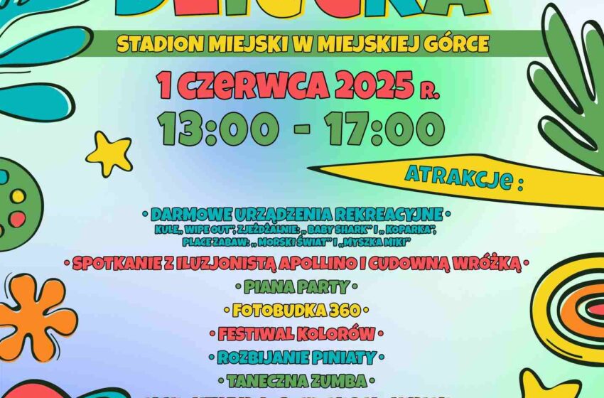 Kolorowy zawrót głowy na Dzień Dziecka w Miejskiej Górce!