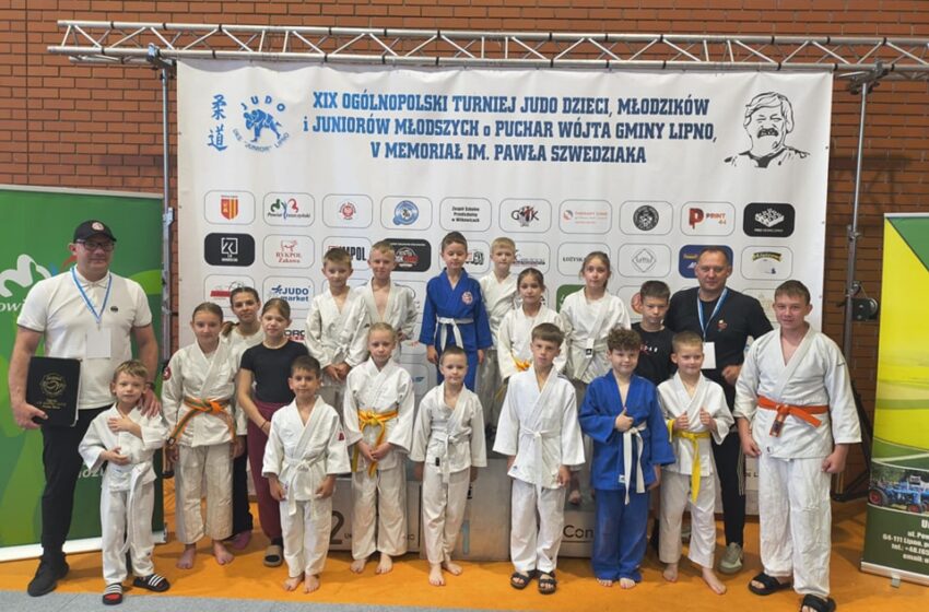 UKS Ju Jitsu i Judo Miejska Górka na 4. miejscu drużynowo w zawodach w Lipnie!