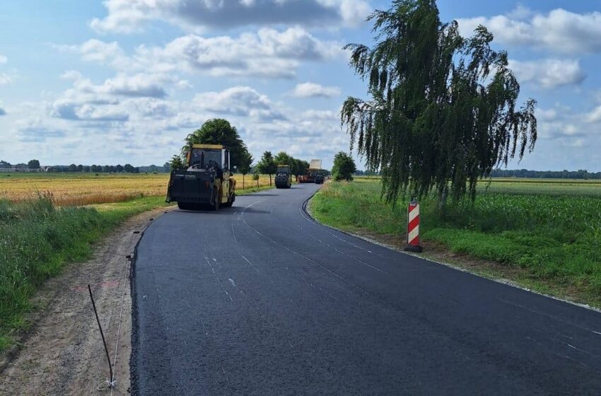 Zakończono prace na drodze do Roszkowa