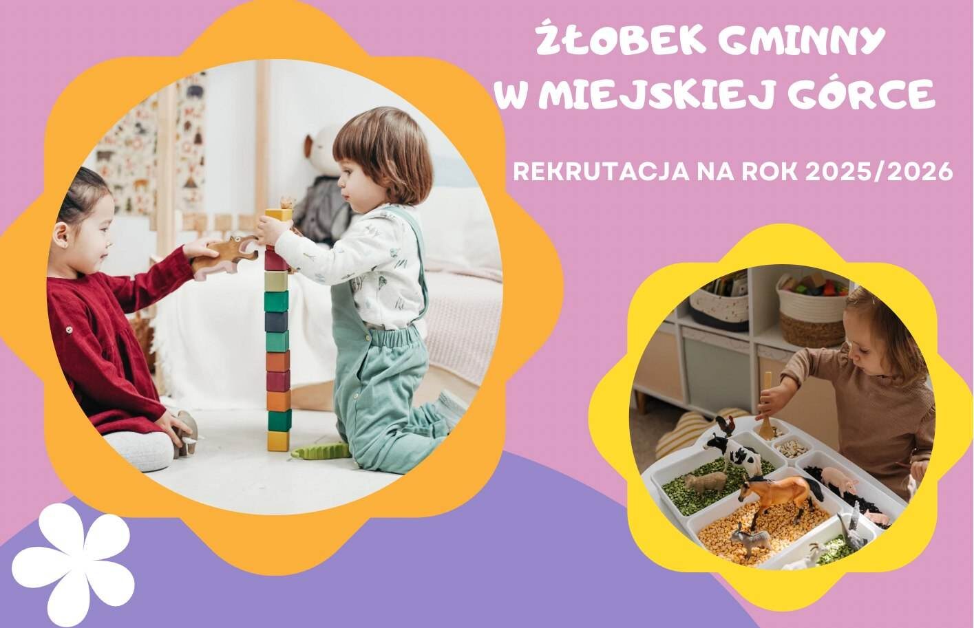 Rekrutacja do Gminnego Żłobka w Miejskiej Górce