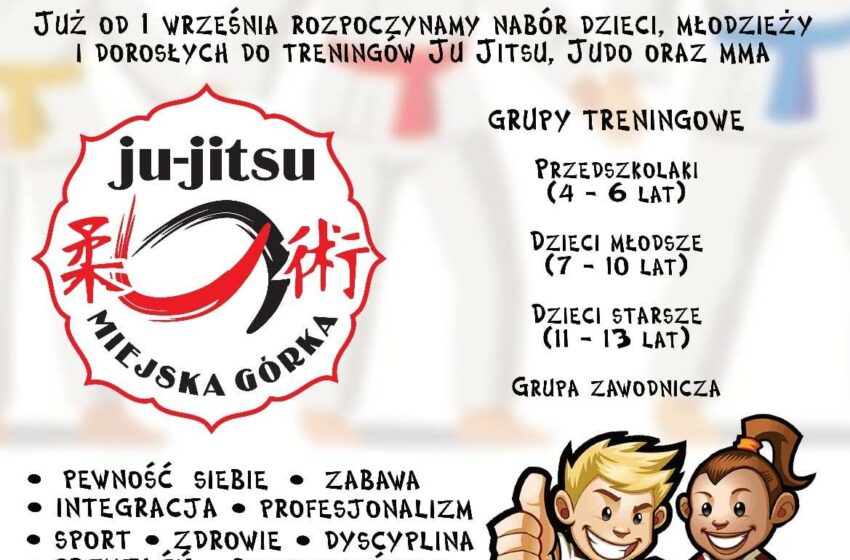 Nabór do klubu ju-jitsu w Miejskiej Górce