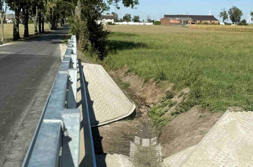 Nowy most na drodze gminnej Rozstępniewo – Sobiałkowo