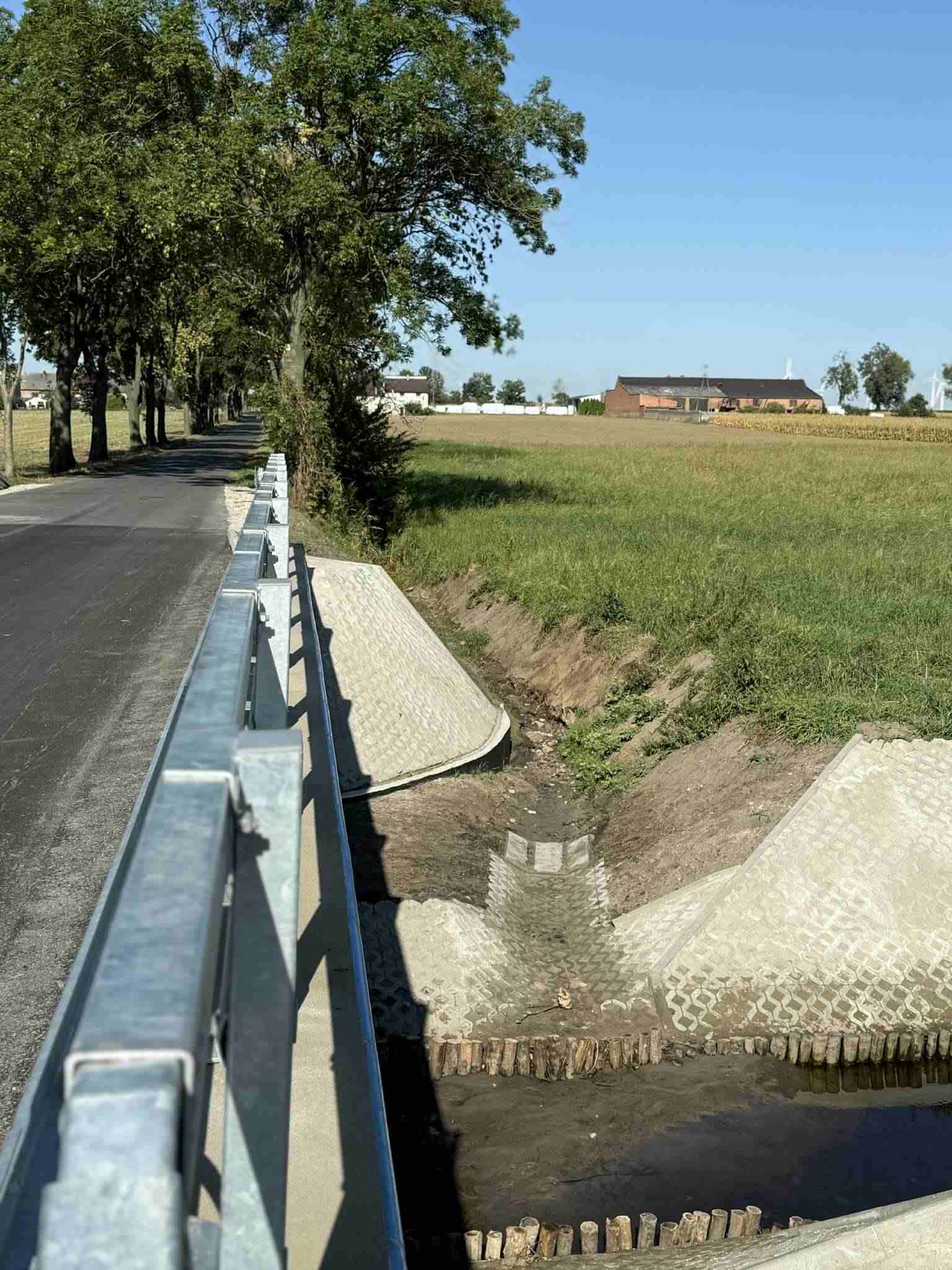 Nowy most na drodze gminnej Rozstępniewo – Sobiałkowo