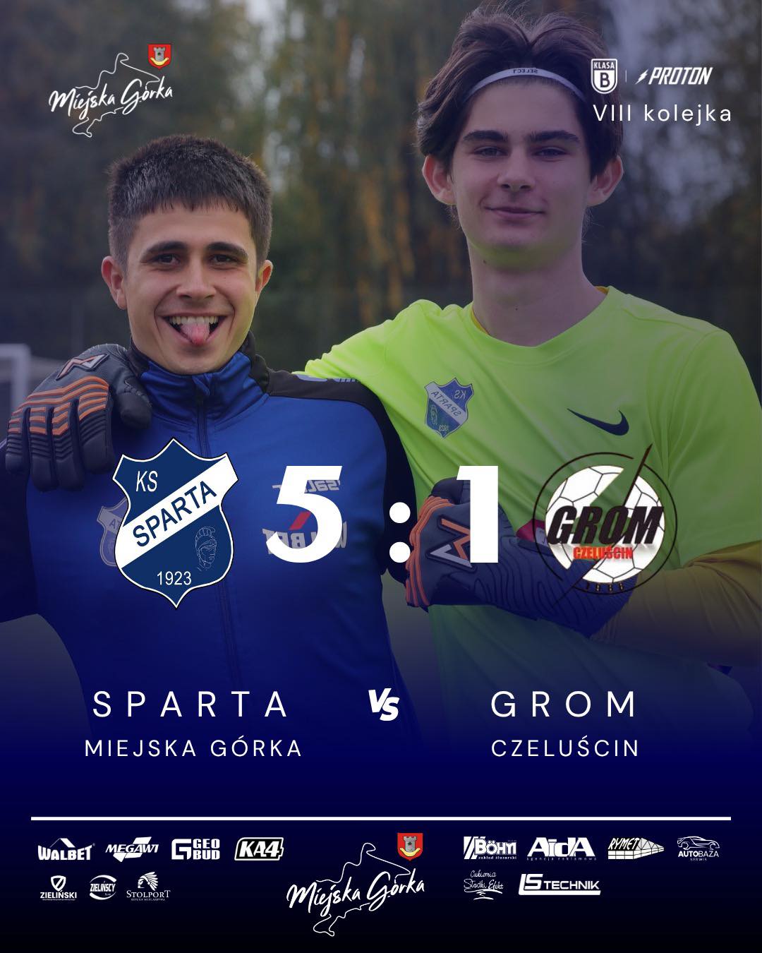 SPARTA Miejska Górka z kolejnym zwycięstwem!