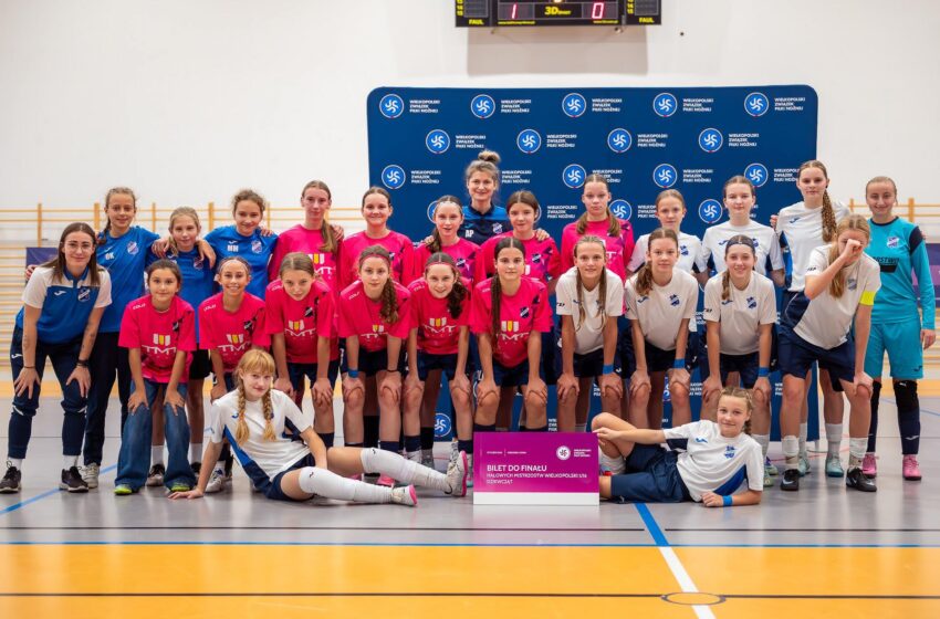  Juniorki Sparty Miejska Górka z awansem na Halowe Mistrzostwa Wielkopolski U16