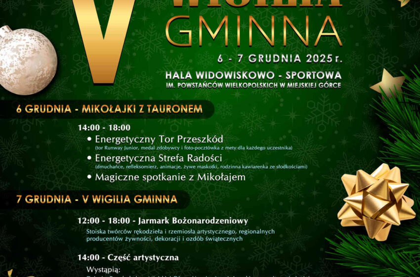  V Otwarta Wigilia Gminna w Miejskiej Górce