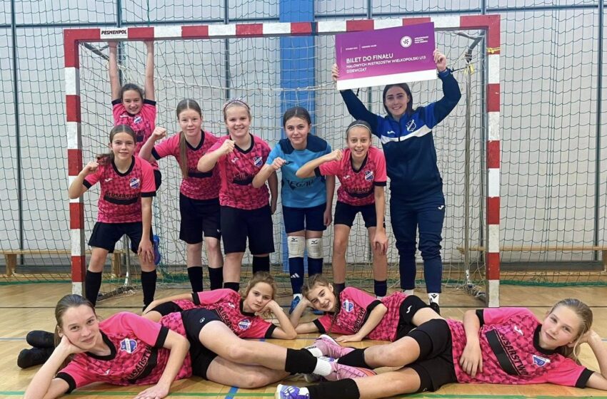  Młodziczki Sparty Miejska Górka z biletem do finałów halowych Mistrzostw Wielkopolski