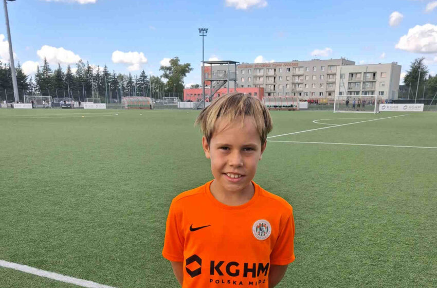  Fabian Becella na testach w akademii Zagłębia Lubin