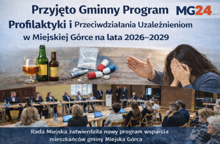  Przyjęto Gminny Program Profilaktyki i Przeciwdziałania Uzależnieniom