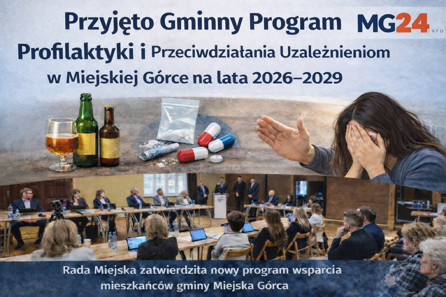 Przyjęto Gminny Program Profilaktyki i Przeciwdziałania Uzależnieniom