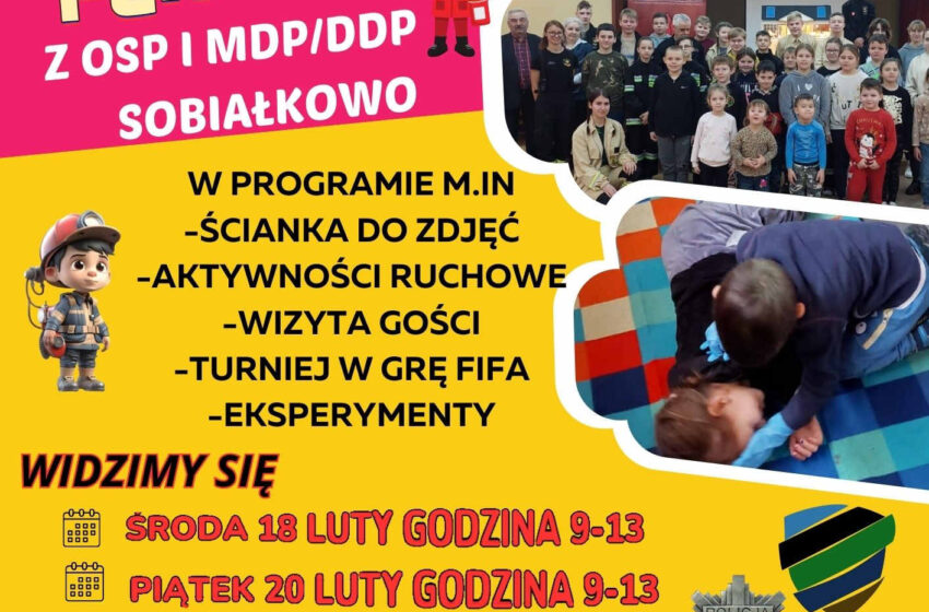  „Bezpieczne Ferie” w Sobiałkowie