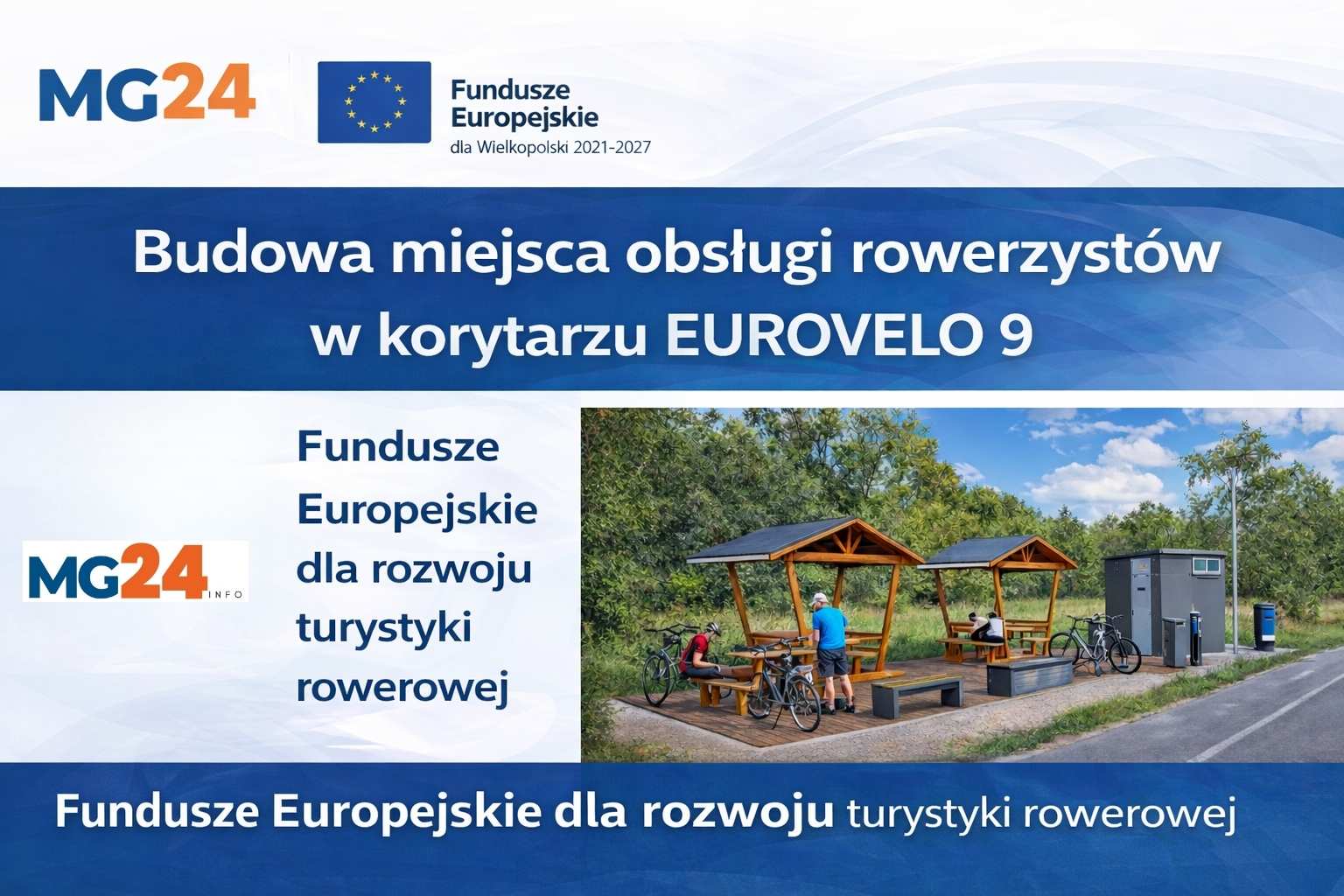 Budowa miejsca obsługi użytkowników tras i ścieżek turystyczno-rekreacyjnych