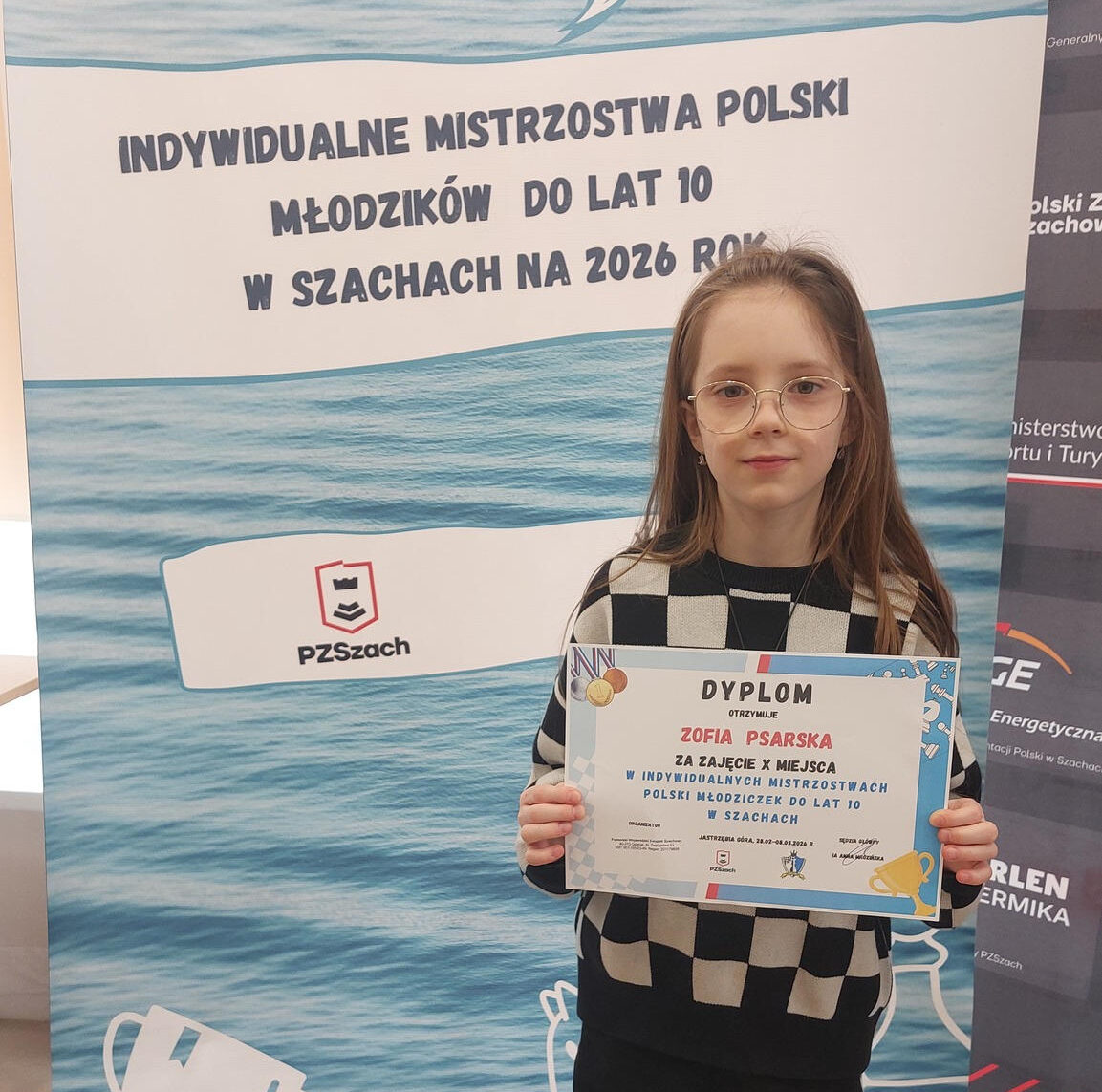 Zofia Psarska wśród najlepszych młodych szachistek w Polsce!